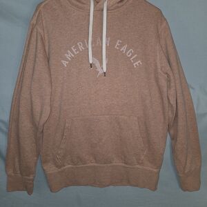 American Eagle Hoodie Mens Sz S  Super Soft Eagle Graphic Logo Pullover